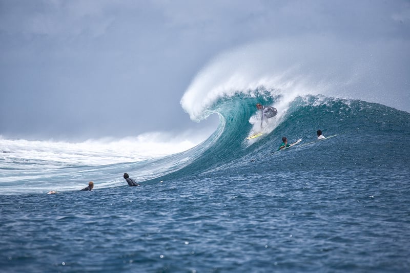 Surfing in Hawaii